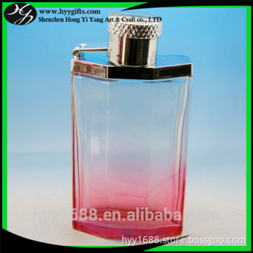 wholesale 100ml rectangle transparent glass bottles for perfume
